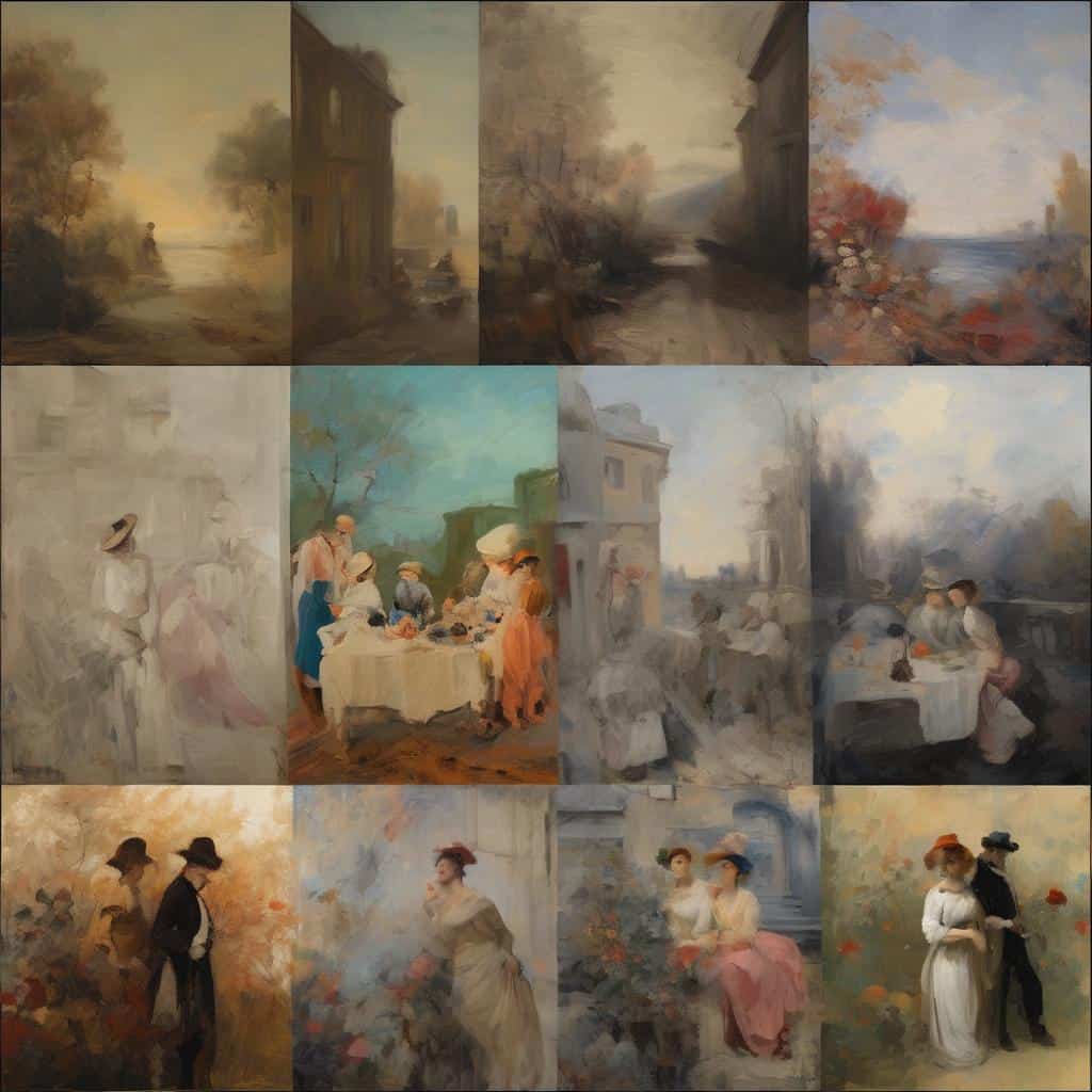 Βυθισμένο στον ρομαντισμό και την καινοτομία, καλλιτέχνες που τολμούν να σπάνε τους κανόνες στη ζωγραφική.