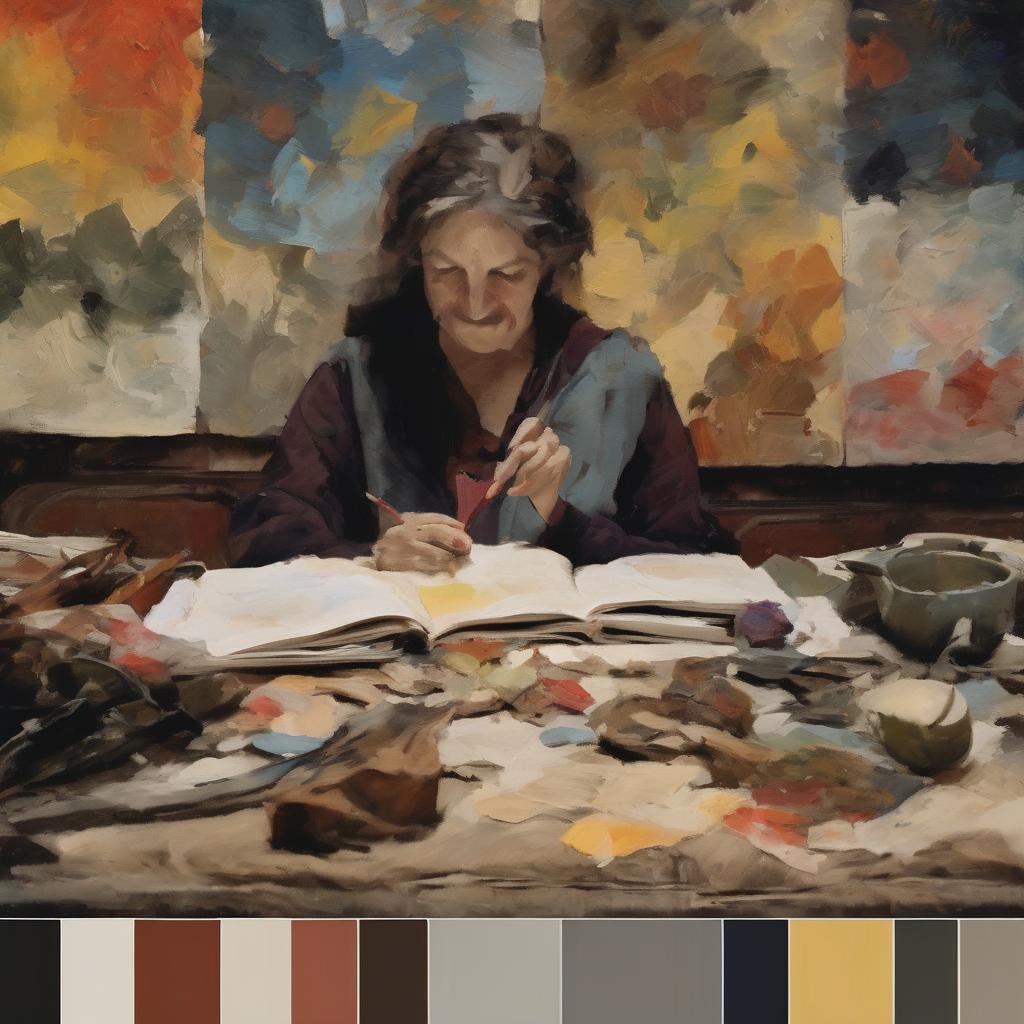 Το στιλ και οι τεχνικές του καλλιτέχνη