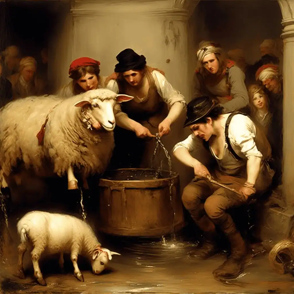 Sheepwashing – David Wilkie